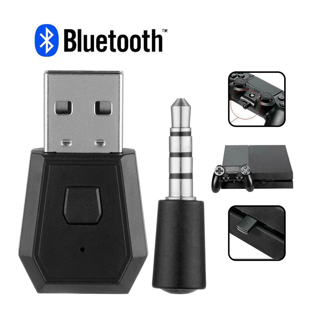 bølge Forvirrede millimeter Bluetooth Dongle Wireless Receiver USB Adapter for PS4 Wireless Headset -  Walmart.com