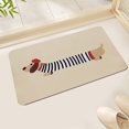 thumbnail image 4 of Cartoon Dachshund Bath Mat Rug Non-slip Bathroom Mats Absorbent Floor Mat Soft Diatom Mud Door Mat Entrance Floor Rug, 4 of 6