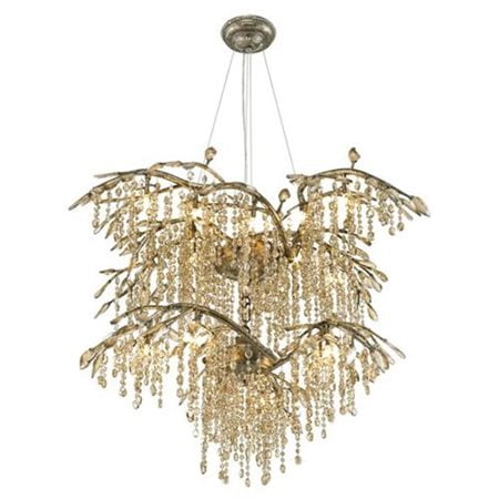 

Autumn Twilight 18 Light Crystal Chandelier - Finish: Gold