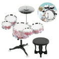 thumbnail image 3 of Educational Musical Playset Drum Set, Children Drum Set, Musical Instruments For Kids Boys And Girls Red, 3 of 8