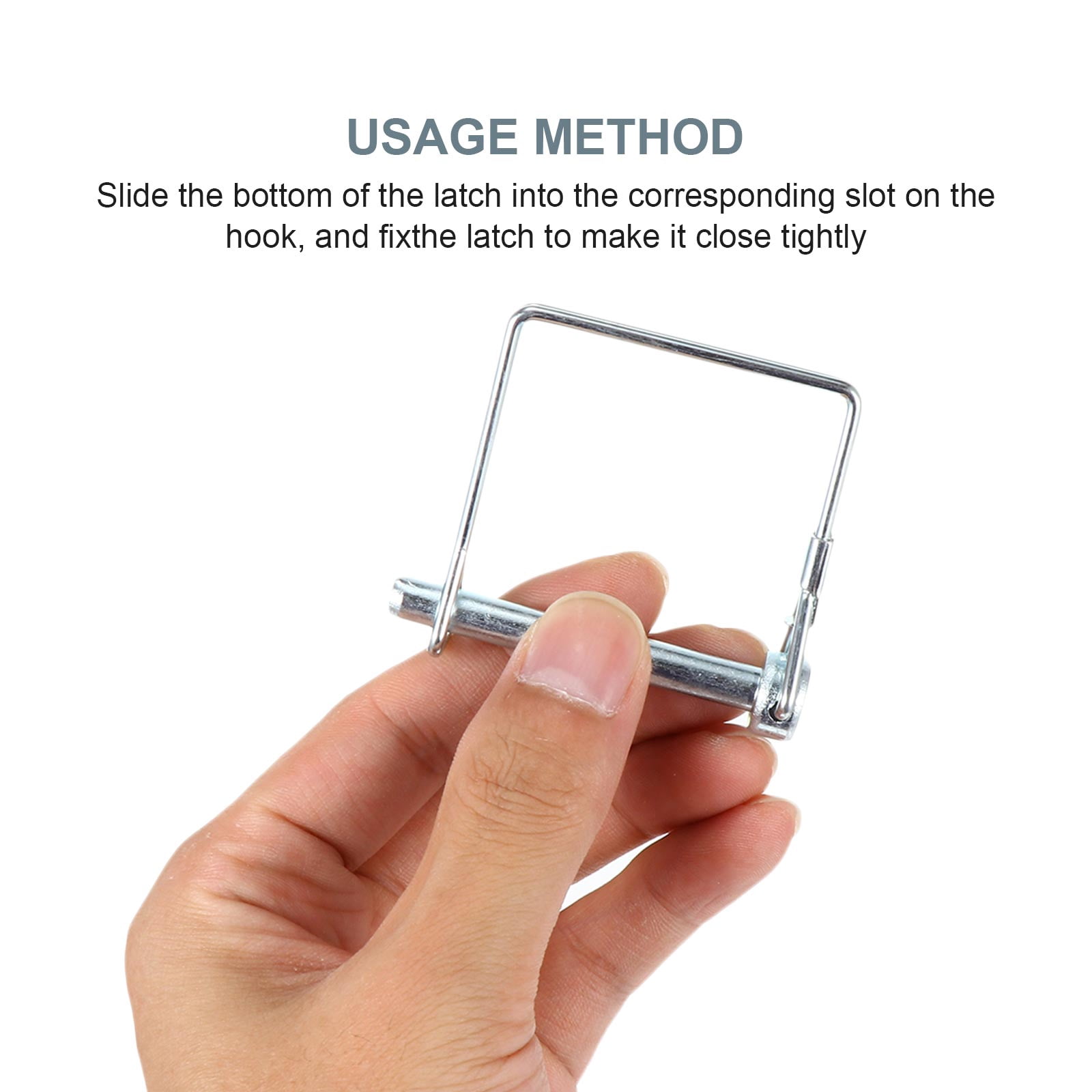30 Pcs Safety Pin Trailer Coupler Quick Release Arch Wire Retainer for Lawn Shaft Locking Hitch