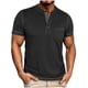 thumbnail image 2 of Tops para hombre, blusas y camisas de manga corta con cuello redondo para hombre, blusas casuales de moda para hombre, blusas de manga corta con cuello redondo de color liso, blusa de poliéster para h, 2 of 7