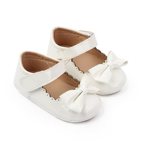 

Hunpta Toddler Shoes Toddler Infant Kids Bow Girls First Walking Leisure Shoes Open Toe Leisure Shoes