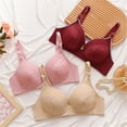 thumbnail image 4 of beishanbush Clothing Bra Under $5 Women's Underwear Comfortable Soft Solid Color Bras Large Size Bra No Ring Gathering Bra, 4 of 4