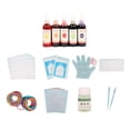 thumbnail image 2 of Kit de teñido anudado en 5 colores, kit de tinte de tela de un para manualidades, para niños, adultos, suministros para fiestas para principiante Baoblaze Kits de teñido anudado, 2 of 8
