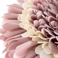 thumbnail image 3 of JWH Decorative 3D Flower Throw Pillows for Bedding Living Room Sofa Couch Decor Round Shaped Cushions 14 inch Dusty Pink White, 3 of 8