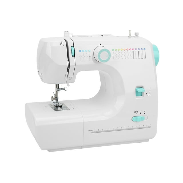 Electric Sewing Machine, Mini Sewing Machine Two Way Sewing Low Noise Stable Operation For Household For Sewing US Plug