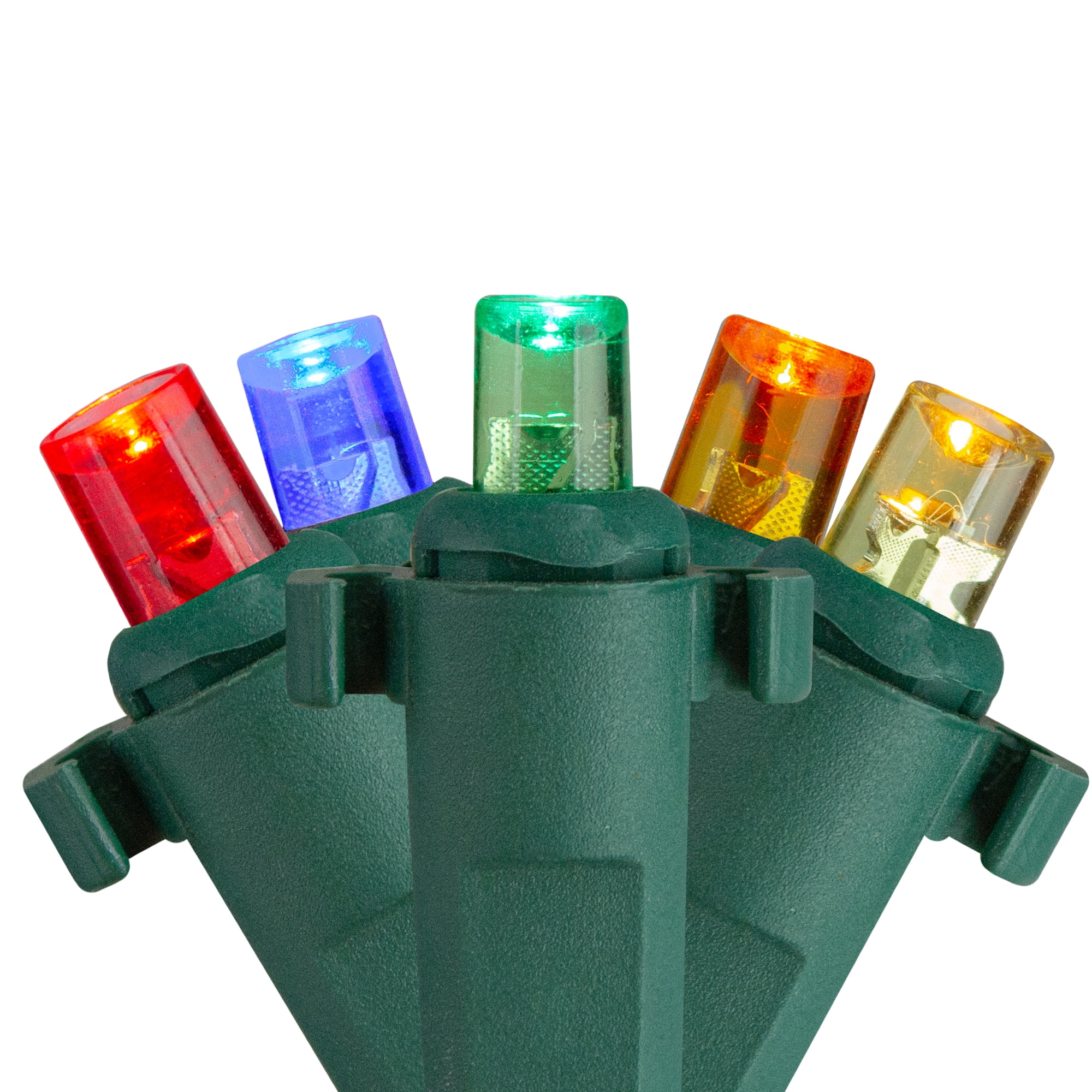 Brite Star 70ct Twinkling LED Net Style Christmas Lights Multi-Color ...