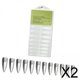 thumbnail image 1 of 2x 240 Uds Puntas de Uñas Postizas Transparentes para Mujeres Y Niñas para Extensión de Uñas Manicura Artificial Suave, Uñas Prensadas para Arte de Uñ 2 piezas, 1 of 8