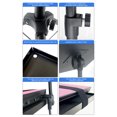 thumbnail image 2 of Adjustable 1.6M Floor Tripod Stand with Phone Flexible Clamp & Mouse Tray - Multi-Functional for Projector, Laptop, Music Score & Live Streaming - Height Adjustable, Stable Triangle Design,, 2 of 6