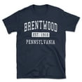 thumbnail image 1 of Brentwood Pennsylvania Classic Established Men's Cotton T-Shirt, 1 of 1
