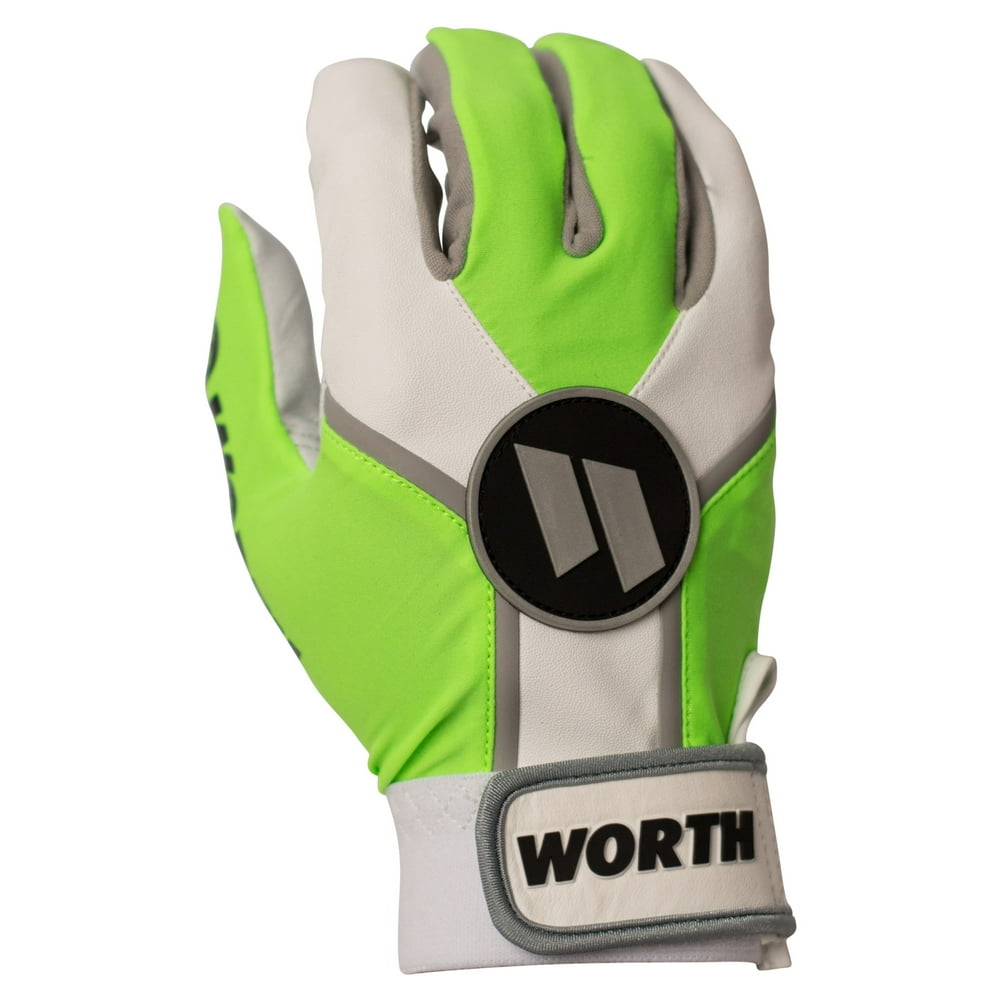 Worth Adult Baseball/Softball Batting Gloves