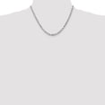 thumbnail image 2 of Auriga Fine Jewelry 10K White Gold 4.5 mm Diamond-Cut Rope Chain Necklace for Women 18K", 2 of 6