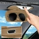 thumbnail image 5 of Parasol y funda para gafas de coche | Organizador multifuncional para coche con espacio para gafas de sol y porta billetes para conductores | Negro, gris, marrón y beige, 5 of 6