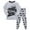 Grey, variant on Little Boys Long sleeve Pajamas Kids jammies Child Pjs