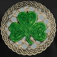 thumbnail image 3 of CafePress - Shamrock And Celtic Kn Women's V Neck Dark T Shirt - Women's V-Neck Dark T-Shirt, 3 of 4