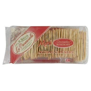La Panzanella Mini Croccantini Crackers, Rosemary, 6 Ounce Packages