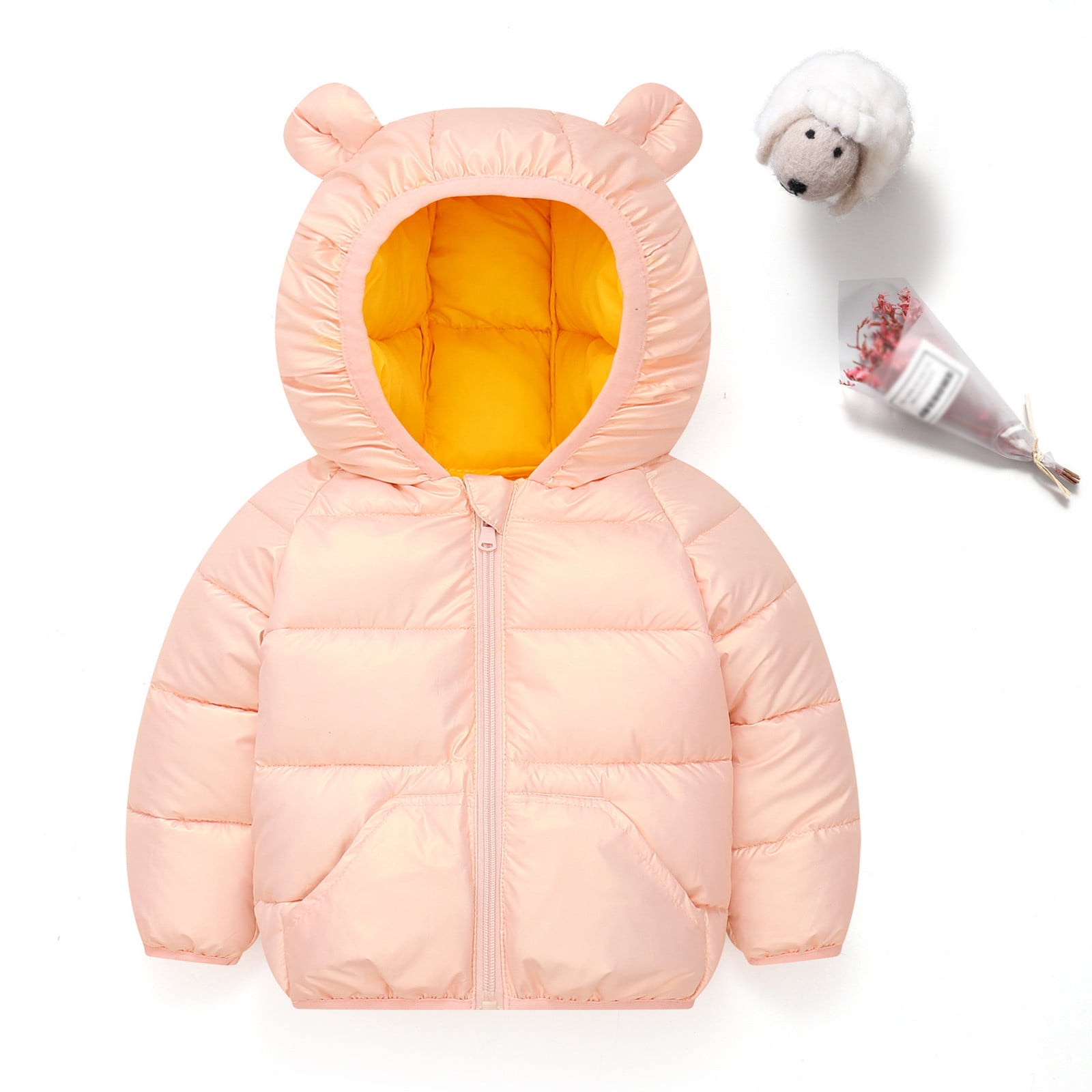 Aayomet Boys Winter Coat Clothes Kids Warm Coat Children Coat Jacket Jacket Hooded Fashion