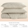 thumbnail image 6 of Exclusivo Mezcla Queen Quilt Bedding Set, Lightweight Soft Brich Beige Queen Bedspreads Coverlets with Geometric Stitched Pattern, 6 of 8