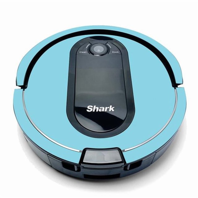 MightySkins RV1001AE-Solid Baby Blue Skin for Shark IQ Robot - Solid Baby Blue