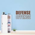 thumbnail image 2 of Boys Defense Offense Active Sports Wall Decal Decoration Sports Wall Quote Lettering Decal Sticker Lasts Years and Easily Removable - Size: 20 In(W) x 12 In(H), 2 of 5