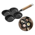 thumbnail image 5 of Compact Egg Frying Pan, Egg Cooker Pan, Cast Iron Omelette Pancake Pans, 36x11cm Breakfast Cooking Omelet Burger, 5 of 9