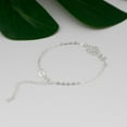 thumbnail image 6 of LavaJewelry, Blooming Flower Bracelet, 925 Sterling Silver, Flower Silver Bracelet for Women and Girls M, 6 of 6