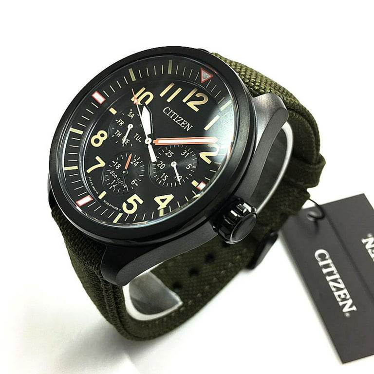 Citizen Eco-Drive Chandler Multifunction Black Dial Men's Watch