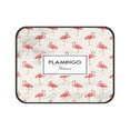 thumbnail image 3 of ABPHQTO Pink Flamingo Beige Pink Color Separate Layer Pet Dog Cat Bed Pee Pads Mat Cushion Potty Dogsblankets Crate Bed Kennel 25x30 inch, 3 of 4