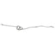 thumbnail image 4 of Guardurnaity Doble amor corazón alma gemela de cristal aleación ajustable cadena de mano para mujer joyería regalo Ropa, zapatos y accesorios Miscelánea, 4 of 6