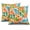 Coral Powder Flowers, variant on 18x18 Inch Outdoor Throw Pillows Set of 2, Waterproof & Fade-Resistant, Square Decorative Cushion For Patio Furniture, All Weather Outdoor Pillows (Red Grid)