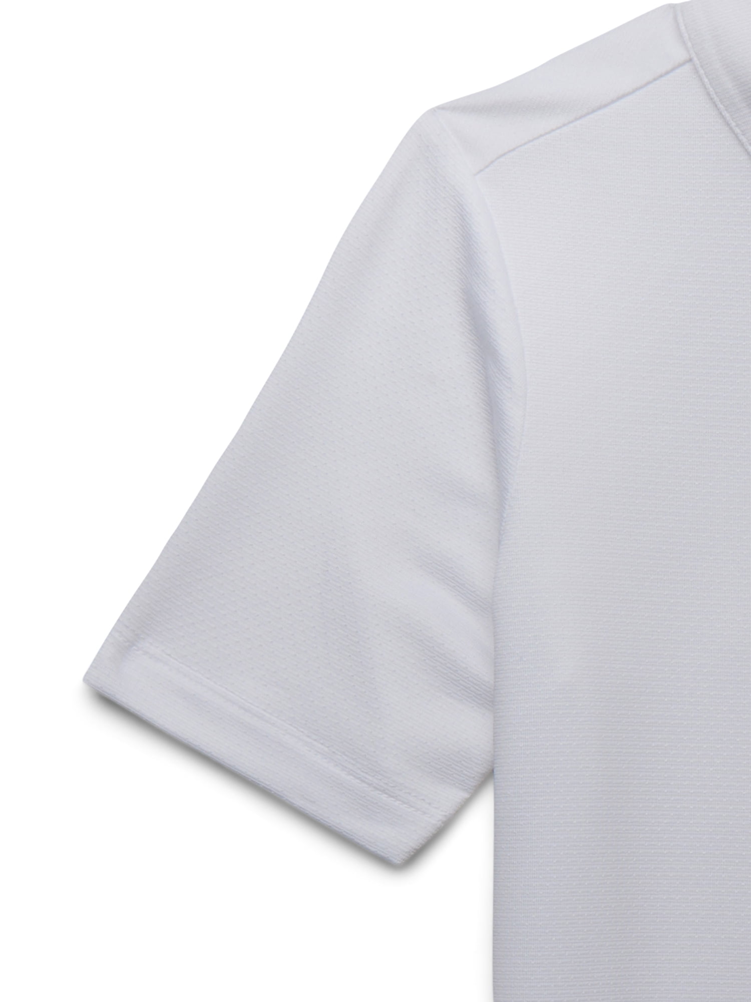 Athletic Works Boys Short Sleeve Performance Polo Shirt, Sizes 4-18