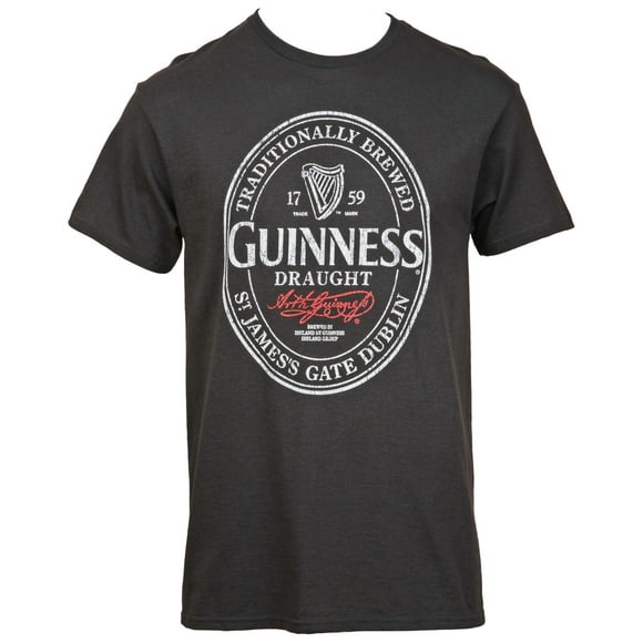 Guinness T-shirt Classique à Manches Longues avec Logo