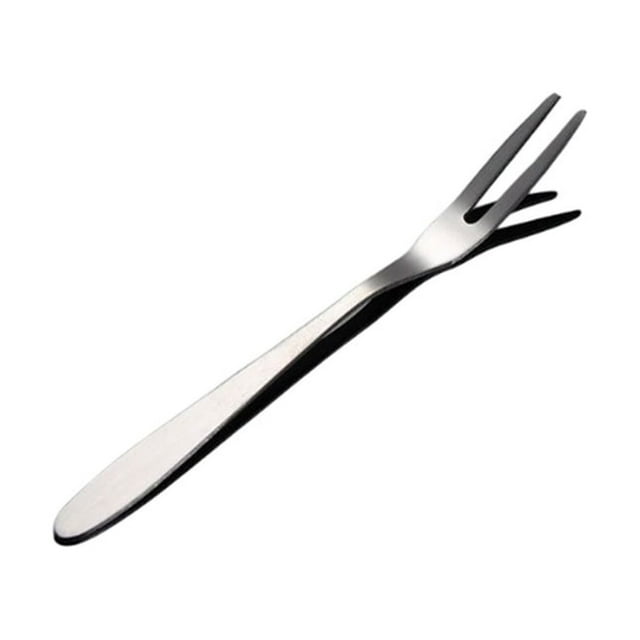 VONKY Fruit Fork Stainless Steel Cake Candy Dessert Forks Party Tableware Solid Toothpicks Bento Box Cutlery Accessories Type 3