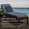 thumbnail image 2 of Honeycomb Essentials Cojín Para Tumbona De Exterior, 21 X 70 Pulgadas, Cojín Para Silla De Patio Azul Con Medallón Medina, 2 of 5
