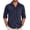 Navy Blue, variant on Men's Long Sleeve Button Down Shirt Lightweight Breathable Fitted Shirt