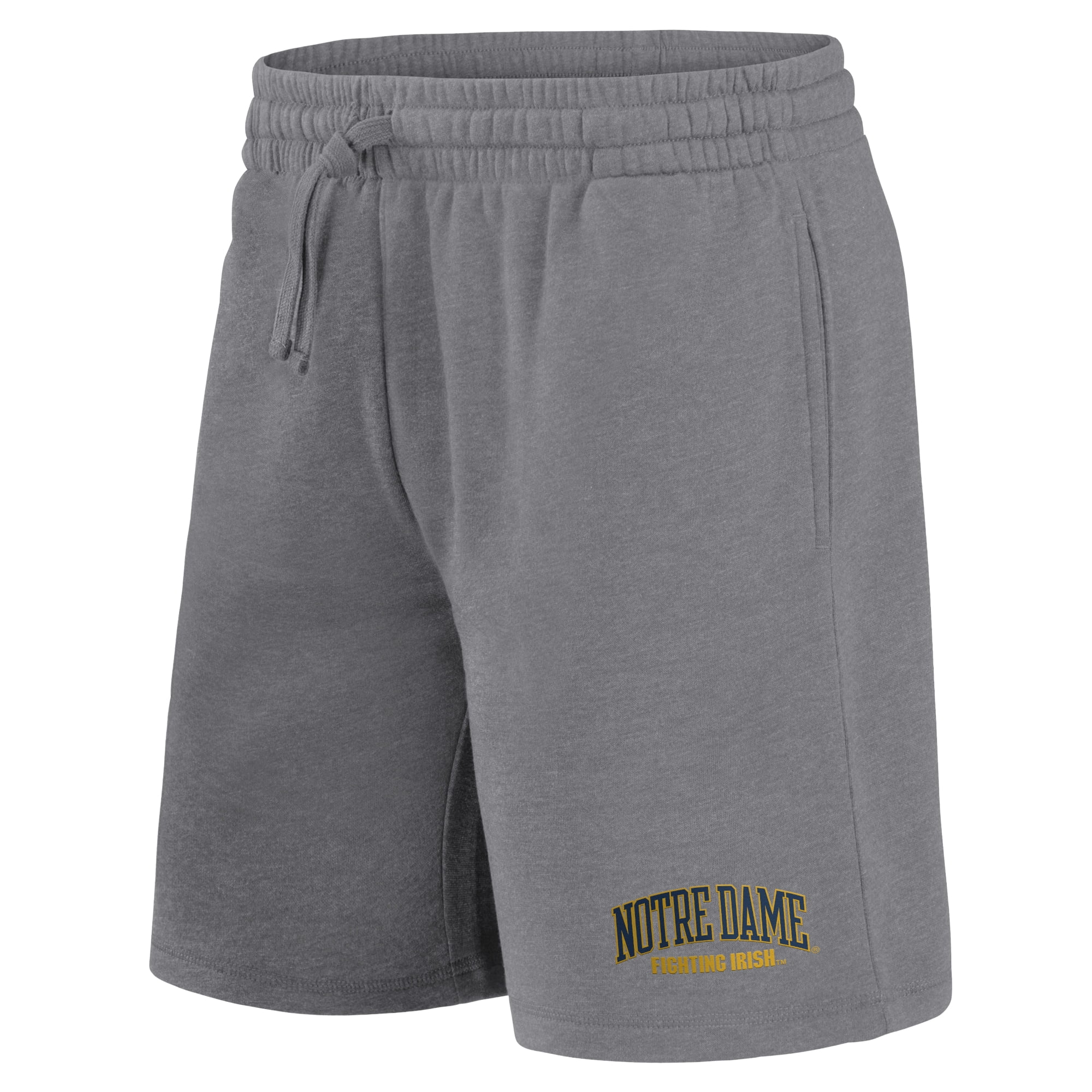 Men's Fanatics Heathered Gray Notre Dame Fighting Irish Level Playing Field Shorts