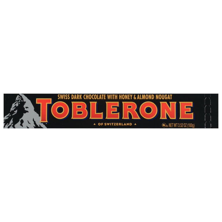 TOBLERONE, Dark Chocolate Bar with Honey and Almond Nougat, Holiday  Chocolate, Holiday Gift, 360 g 