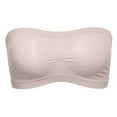 thumbnail image 7 of Shulemin Strapless Bra,Solid Color Women Breathable Strapless Hollow Back Bra Sport Tube Top Underwear, 7 of 7