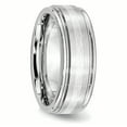 thumbnail image 4 of Cobalt Sterling Silver Inlay Satin and Polished 8mm Band Size 11.5, 4 of 6