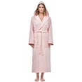 thumbnail image 2 of Soft Turkish Terry Cotton Women's Hooded Bathrobe White - XL, 2 of 5