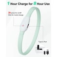 thumbnail image 3 of Collar LED para perros Joytale Light Up, resistente a la lluvia, recargable, 3 of 6