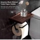 thumbnail image 3 of Toilet Paper Holder With Black Walnut Shelf For Bathroom,wall Mounted Toilet Paper Tissue Holder, 3 of 5