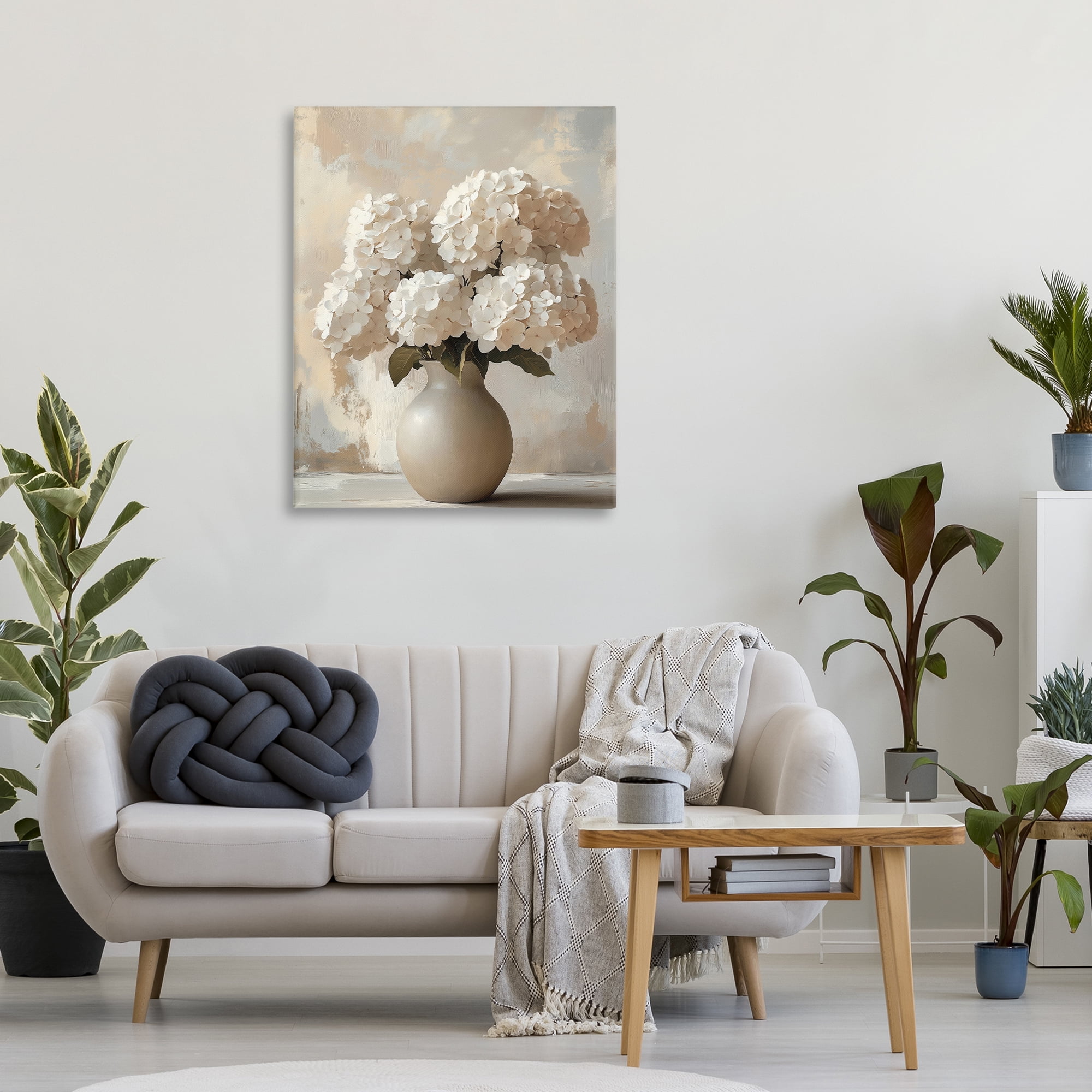 Stupell Industries Vase of Hydrangeas in Bloom Canvas Wall Art, design by LSR Design Studio