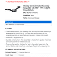 thumbnail image 2 of Steering Idler Arm Bracket Assembly - Compatible with 1987 - 1991 Ford LTD Crown Victoria 1988 1989 1990, 2 of 2