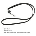 thumbnail image 2 of ROSENICE Telescopic Sling Lanyard Travel Lanyard Wallet Phone Straps Telescopic Cards Lanyards Telescopic Pu Black 51x2.1cm, 2 of 6