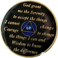 thumbnail image 4 of 2 Year AA Medallion Sapphire Blue Crystal Tri-Plate Chip, 4 of 10