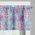 thumbnail image 5 of Ambesonne Butterfly Valance & Curtain, Springtime Geometric, 55"x45", Multicolor, 5 of 6