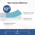 thumbnail image 7 of 10-Inch Twin Size Cooling Gel Memory Foam Mattress with Removable Washable Cover, Medium Firm, Pressure Relief, No Fiberglass, 7 of 7
