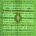 thumbnail image 1 of Ahgly Company Indoor Square Abstract Green Modern Area Rugs, 7' Square, 1 of 4